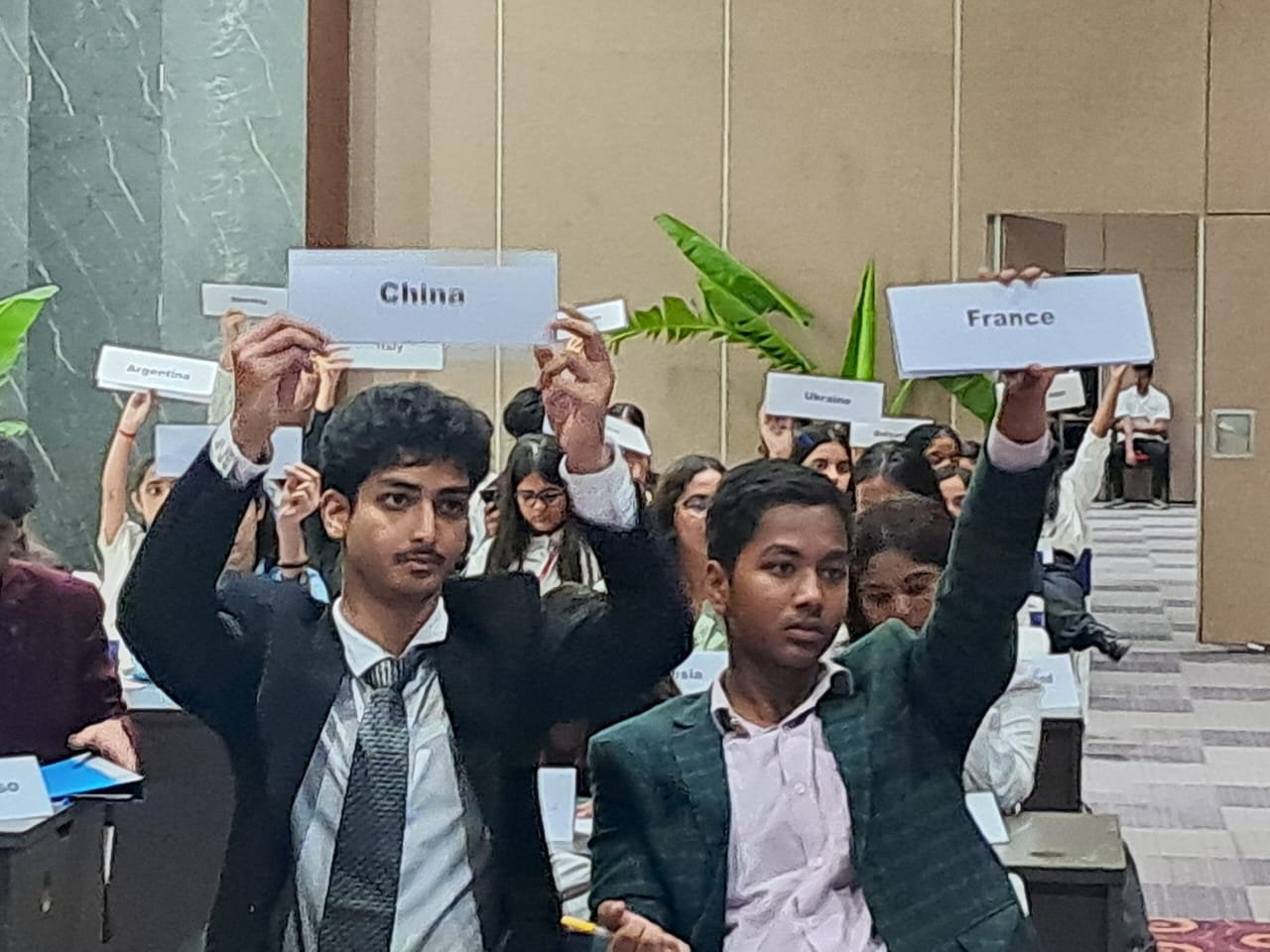कार्यक्रम उपस्थित छात्र